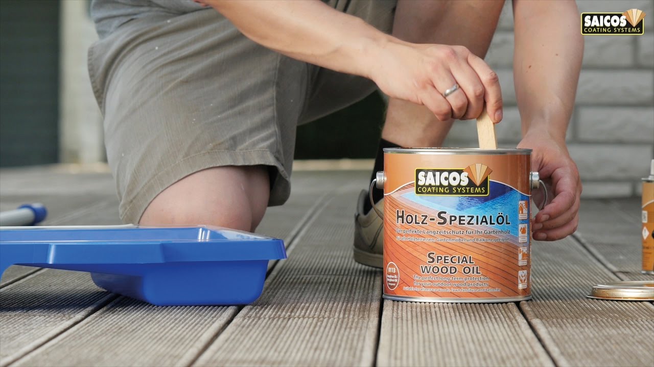 Korrus värvitakse Saicos special oil puiduõliga.