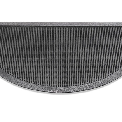 Poolkuju ukse eesmine porimatt musta värvi