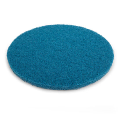 Sinine puhastuskettapadja ümmargune vaatega ülalt.