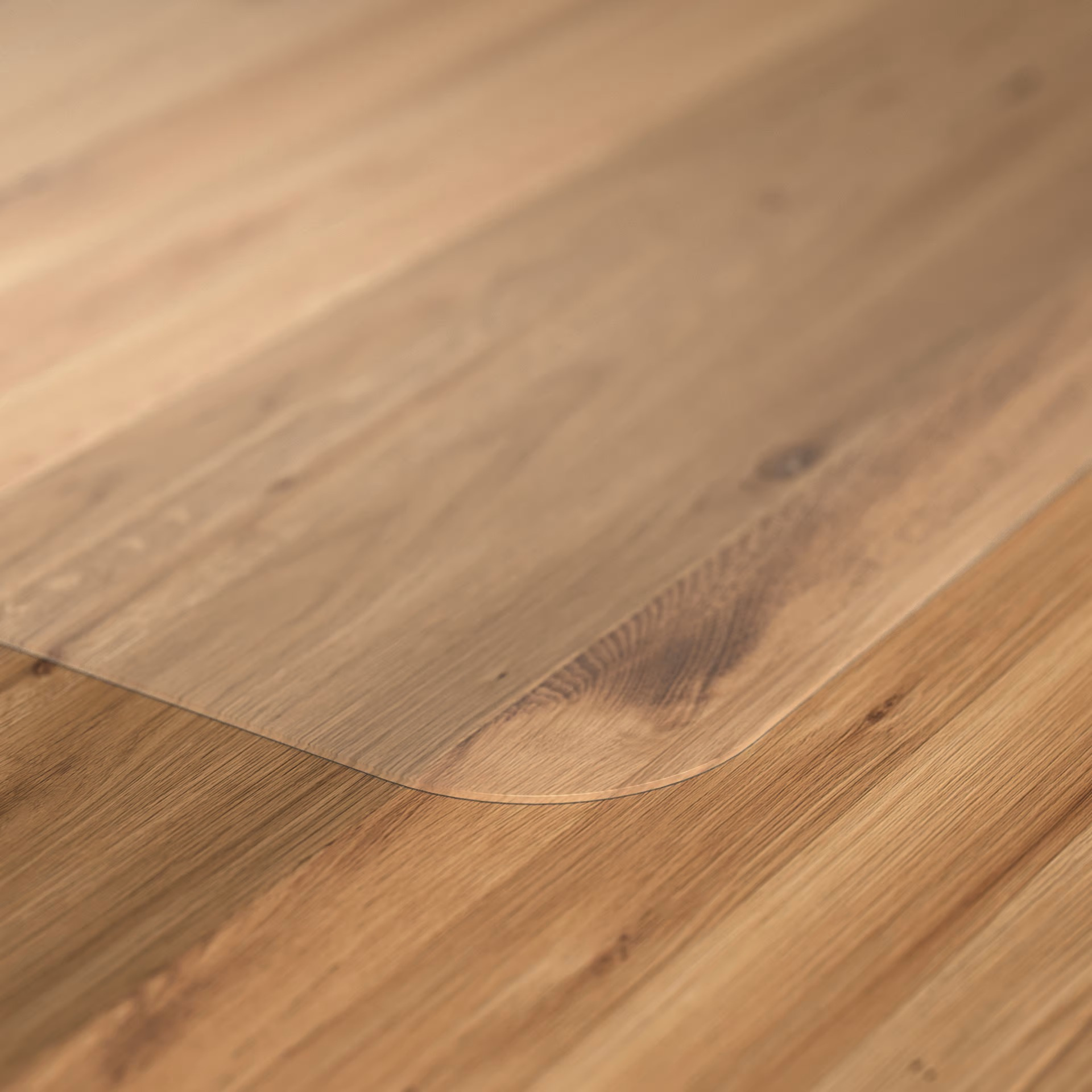 Puitpõrandakaitse läbipaistev matt puitpinnal vaade