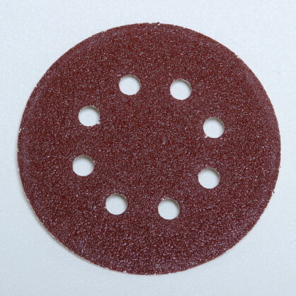 Ümmargune liivapaber puurida aukudega lihvimiseks