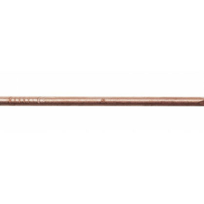 Metallist nael puidust ehitustööde jaoks rõhtasendis.