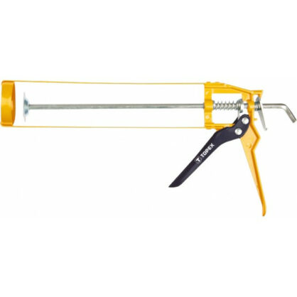 Kollipüstol ehitustöödeks kollase ja musta värvi.