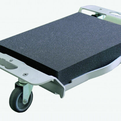 Rattaline alumiiniumist käruga vahtplastist aluspind