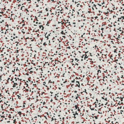 Mustriline terazzo tekstuur punase ja mustaga