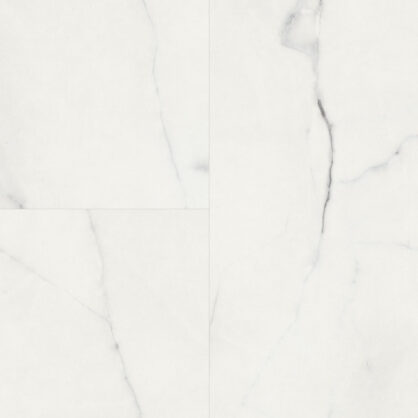 Valge marmorist plaat marmorimustriga põrandale.