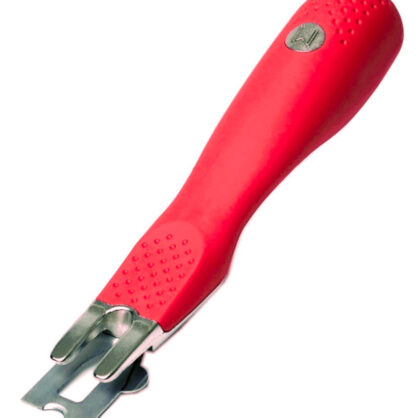 Punase käepidemega konnasilma lõikur hoolduseks.