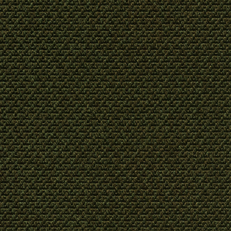 Tekstuuriga tume oliivroheline kangas muster lähedalt