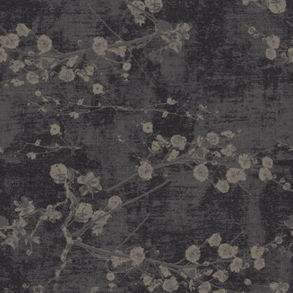 Tume lilleline tapeet hallide joontega muster