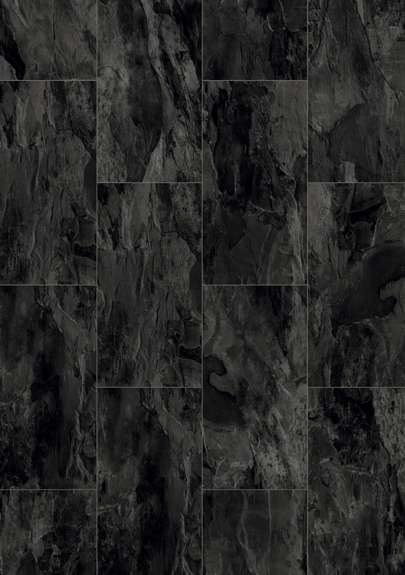 Tume kivimustriga plaatide tekstuur põrandakattena