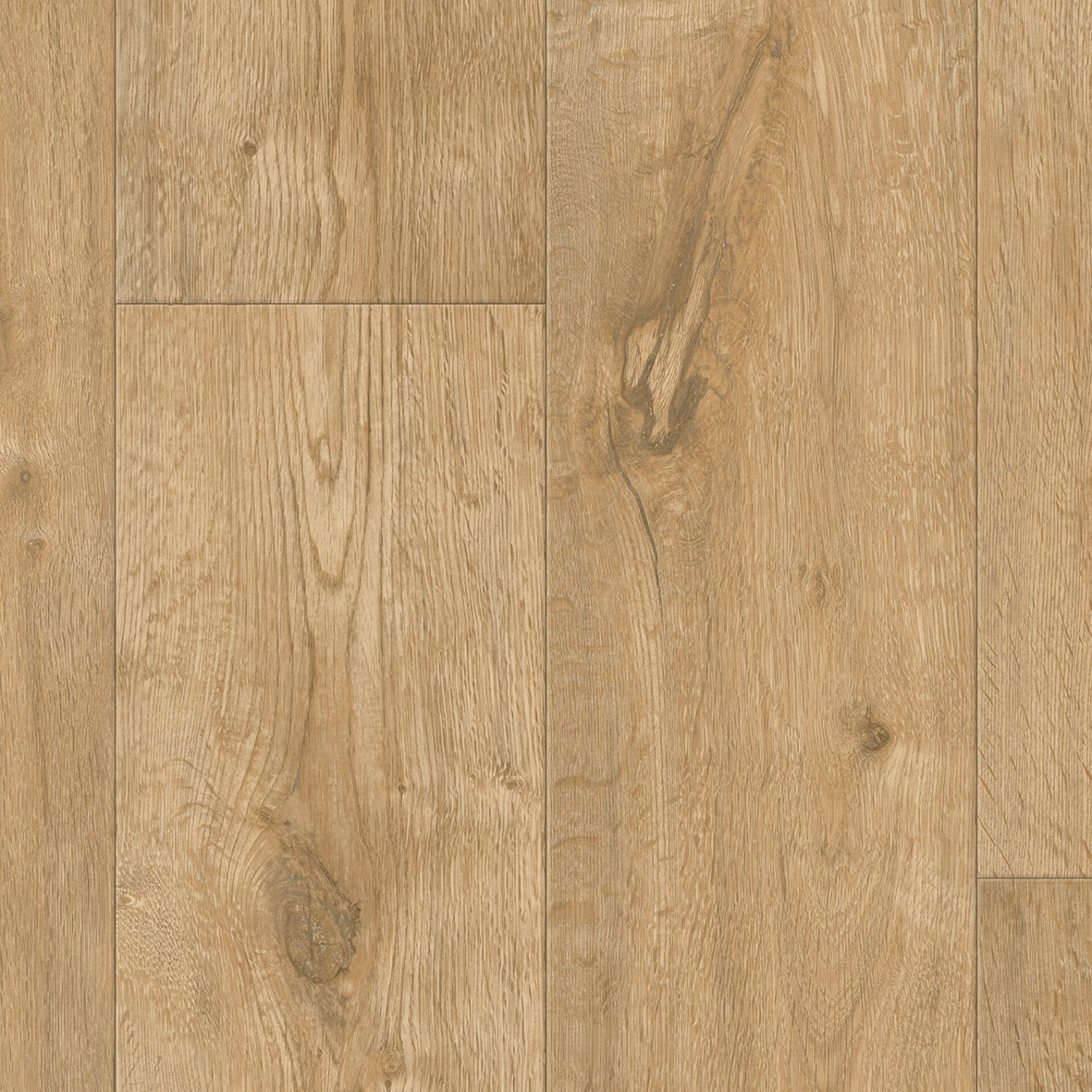 Puidust tekstuuriga laminaatparkett helepruun värvus.