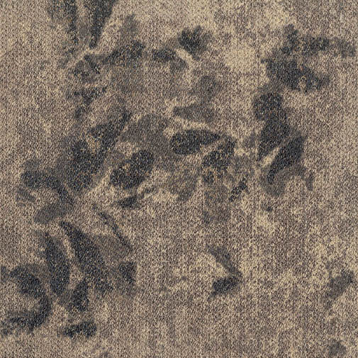 Vintage stiilis pruun ja must tapeedi muster lehtede motiiviga