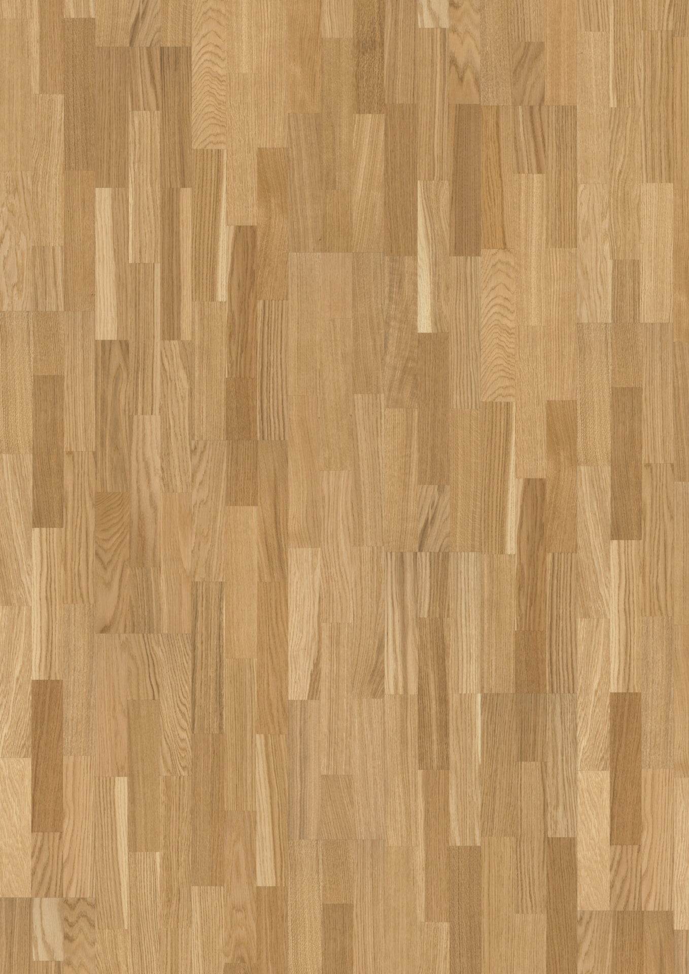 Heleda puiduparkett ruudukujulise mustriga põrandal.