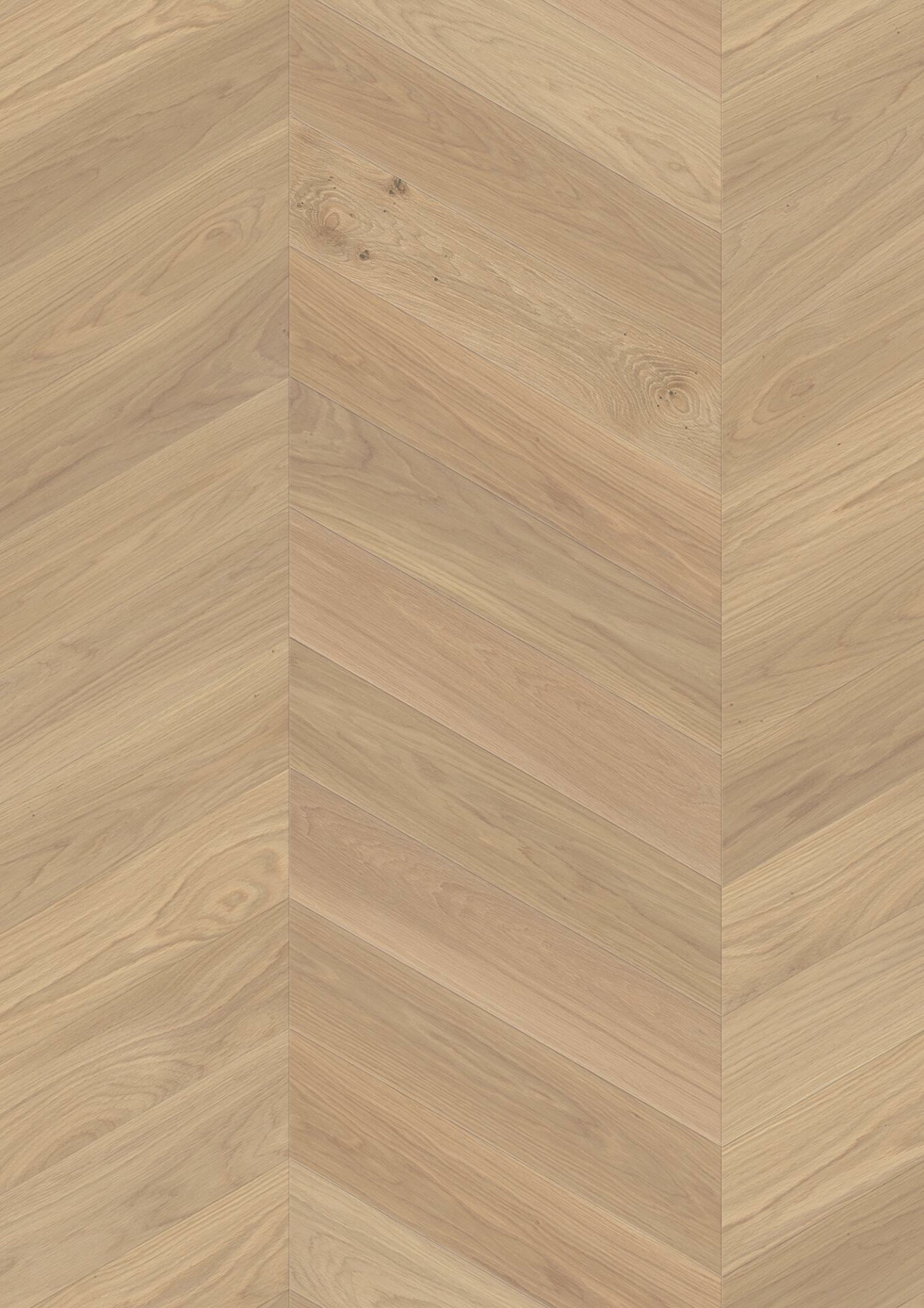 Puidust kalasabamustriga parkett heledates toonides.