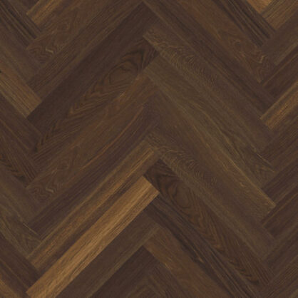 Puidust kalasabamustriga parkettpõrandad tumedas toonis