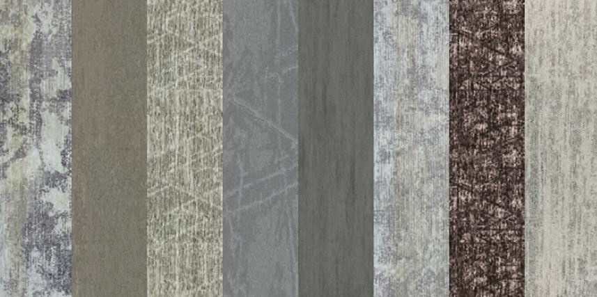 Mitmevärvilised triibulised tapeedimustrid seinakatteks