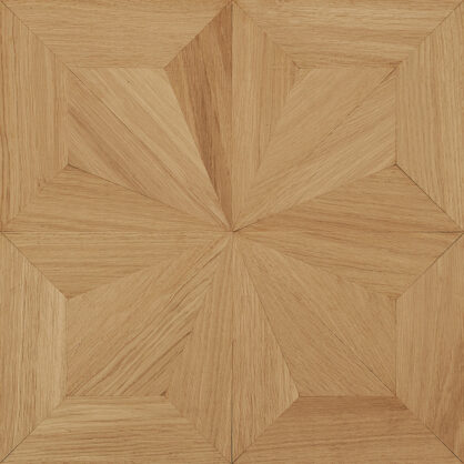 Puidust geomeetriline põrandaplaat tamme kujundusega