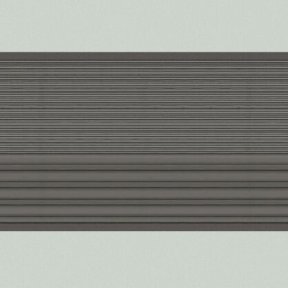 Hall värvitud metallist horisontaalne paneelsein seestvaade