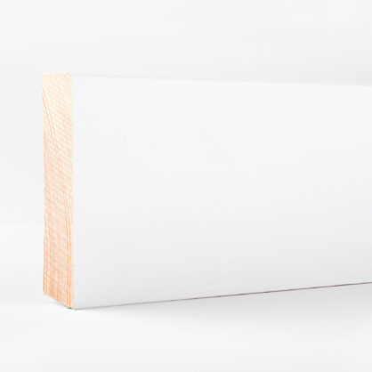 Valge puitlaud külgvaates läbipaistval taustal