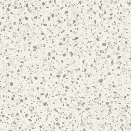 Valge terrazzo plaat kivikildudega elegantne muster.