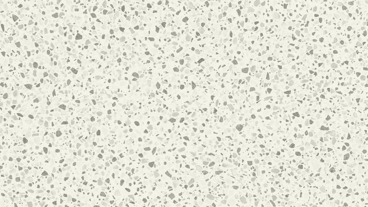 Valge terrazzo plaat kivikildudega elegantne muster.