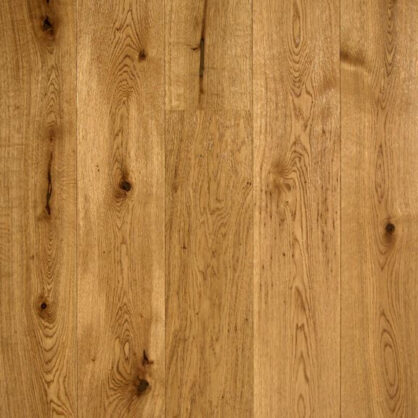 Looduslik tammeparkett toob rustikaalse ilu esile.