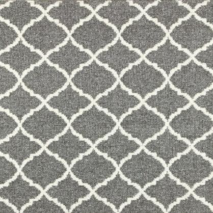 Hallide ja halli rombimustriga vaip kodukaunistuseks