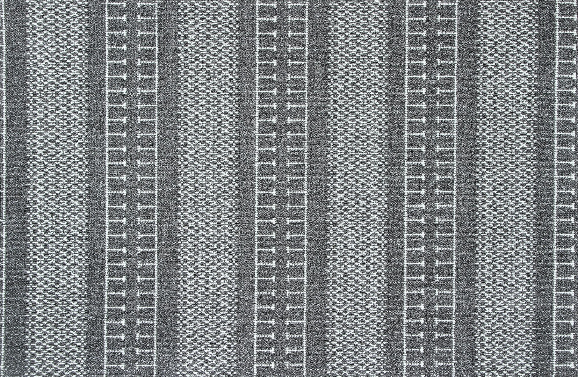 Hall triibuline mustriga tekstiil vaip heledates toonides