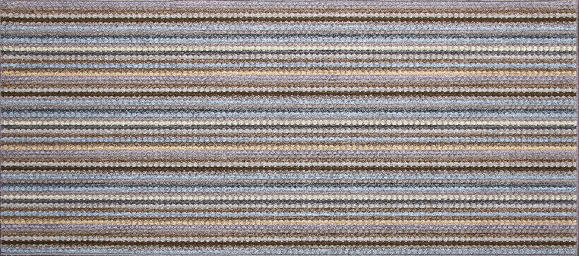 Mitmevärviline triibuline vaip mustriga Eestis