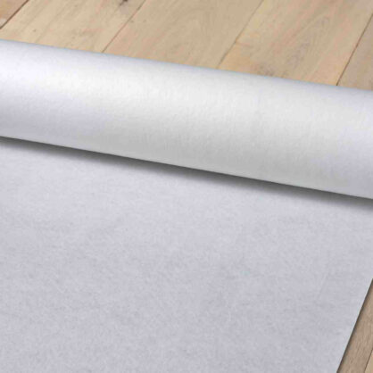 Paberirulli paigaldamine puidust põrandale interjööris