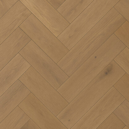 Puidust kalasabamustriga põrand pruunides toonides.