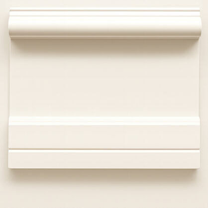 Klassikaline valge seinapaneel minimalistlikus stiilis