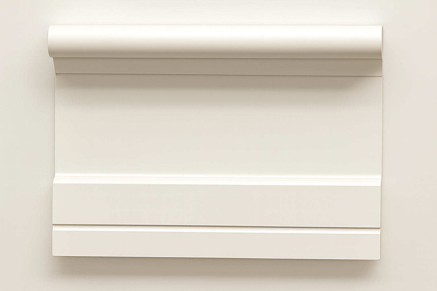 Seinapaneeli valge rull dekoratiivne siseviimistlusdetail