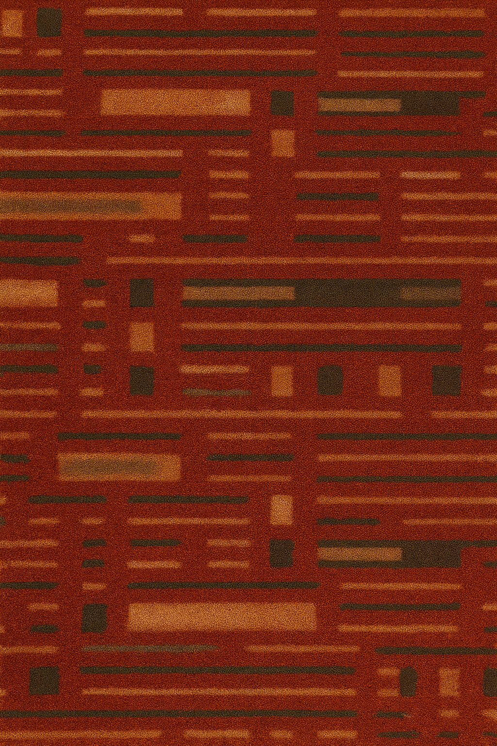 Punaste ja pruunide triipudega geomeetriline muster